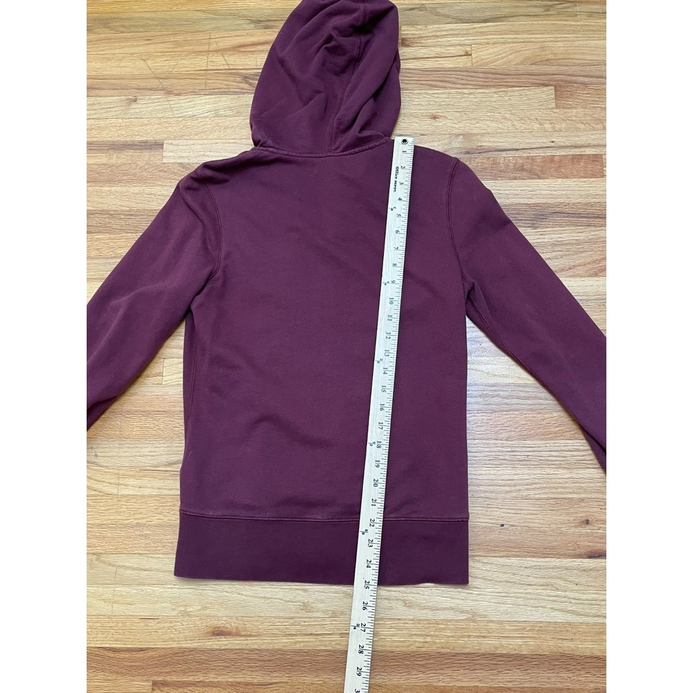Lucky Brand Women's S Red Hoodie Cotton Full Zip Y2k Vintage Embroiderd Aztec - Picture 4 of 10